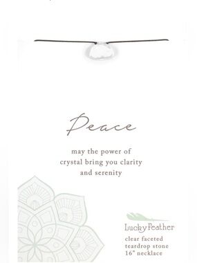 Color Power Necklace - Crystal - Hope